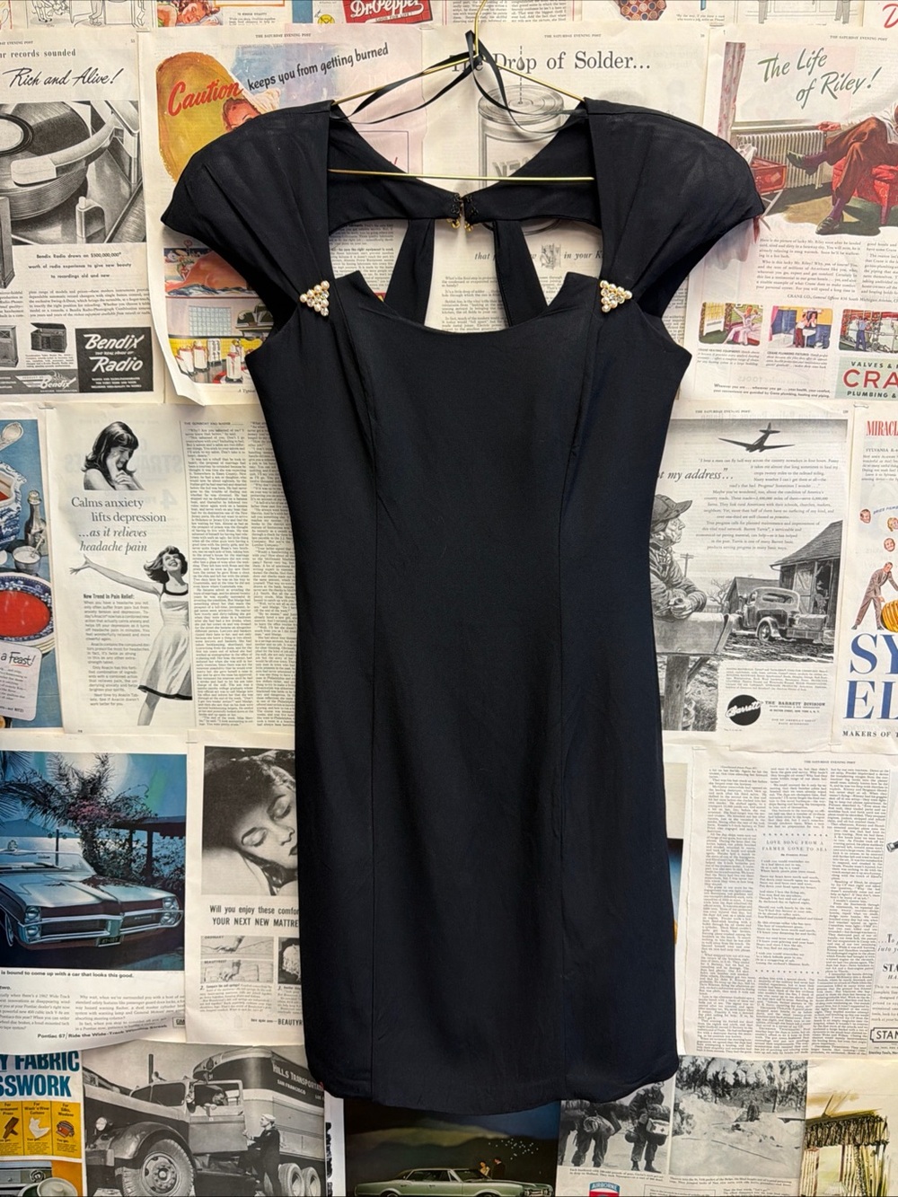 Night Way Collections Little Black Cocktail Dress Size 10